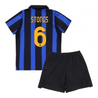 Camiseta Inter Milan John Stones #6 Primera Equipación Replica 2026-27 para niños mangas cortas (+ Pantalones cortos)